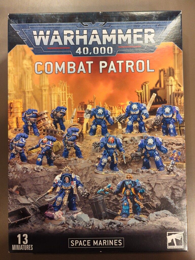 GAMES WORKSHOP WARHAMMER40000 SPACE MARINES Comba Patrol