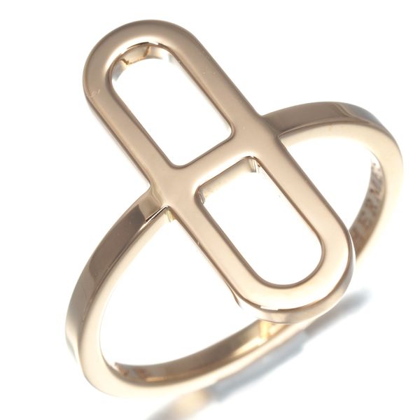 エルメス リング エヴァーシェーヌダンクル 53号 K18PG #164957 限界