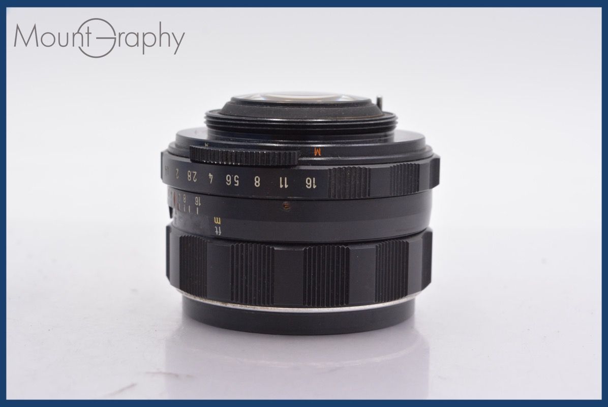 ペンタックス PENTAX Super-TAKUMAR 50mm F1.4 後期型 前後キャップ-レンズフィルター付 完動 同梱可 mj4951