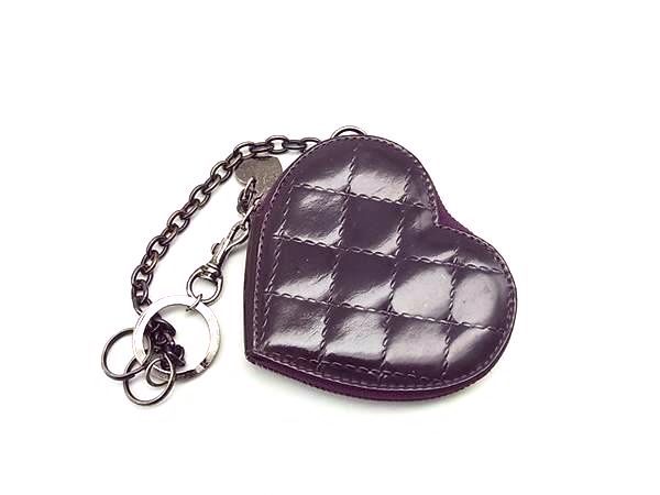 BURBERRY バーバリーブルーレーベル パテントレザー チェーン