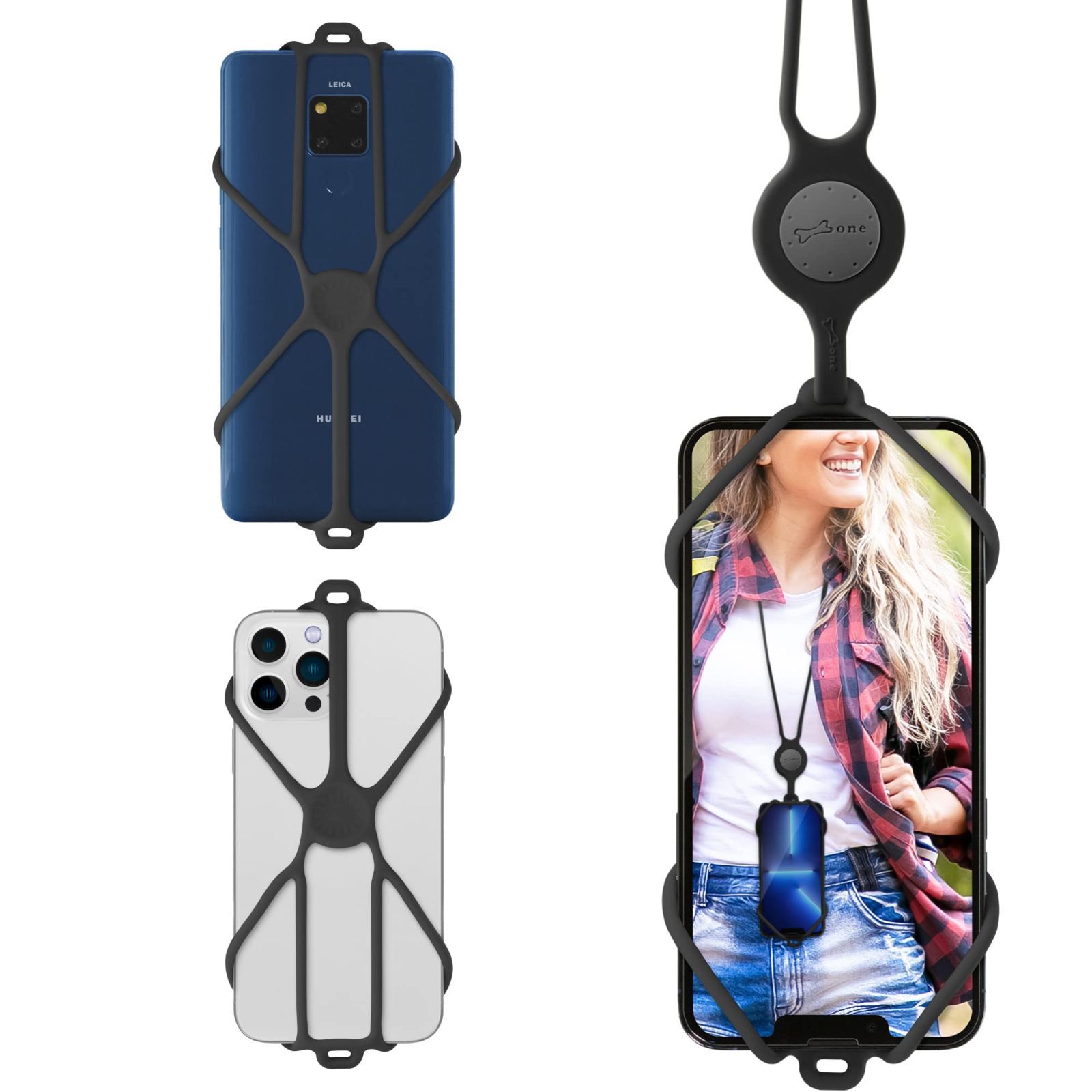 Bone】スマホ ネックストラップ スマホストラップ すまほストラップ