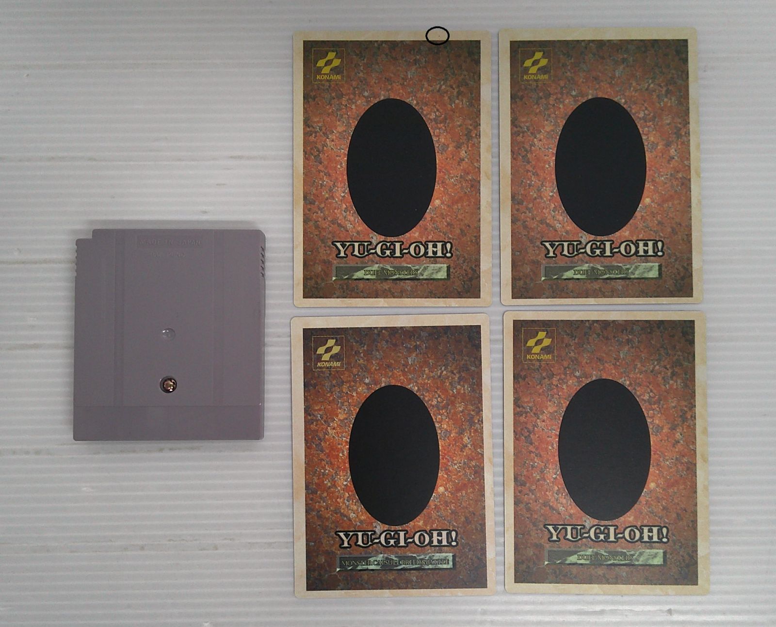 開封品】GBソフト 遊戯王デュエルモンスターズ【動作未確認、カード