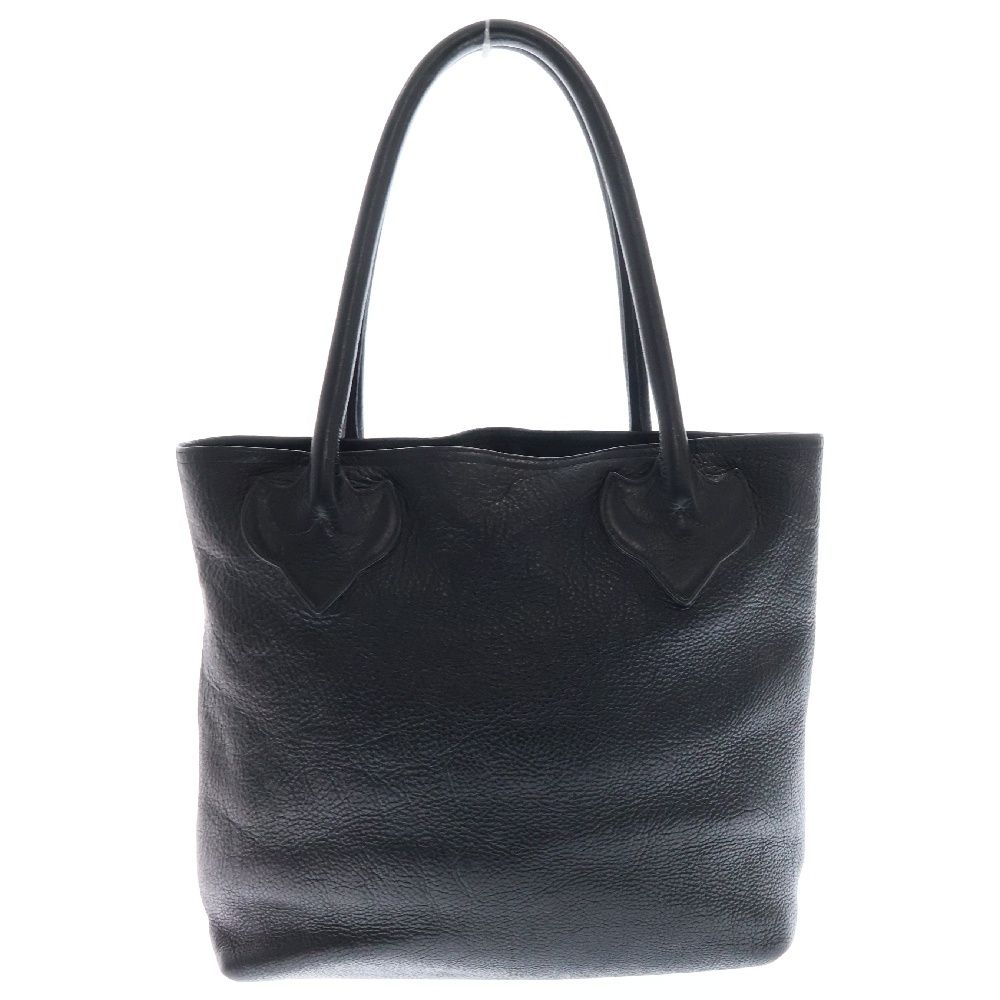 CHROME HEARTS (クロムハーツ) FSトート クロスパッチ付きレザートート 