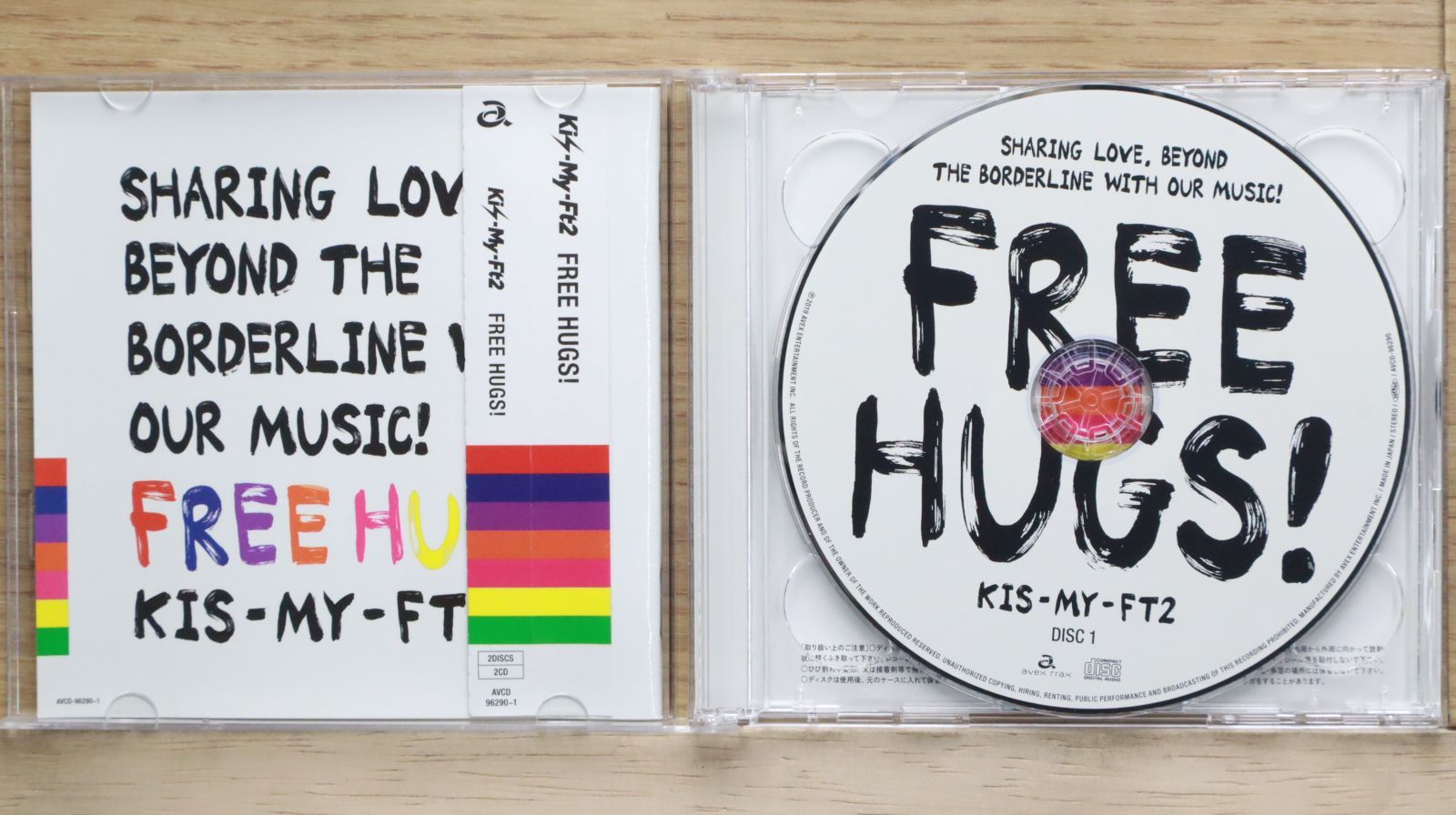 国内盤CD☆キスマイフットツー/Kis-My-Ft2□ FREE HUGS!(CD2枚組)(通常