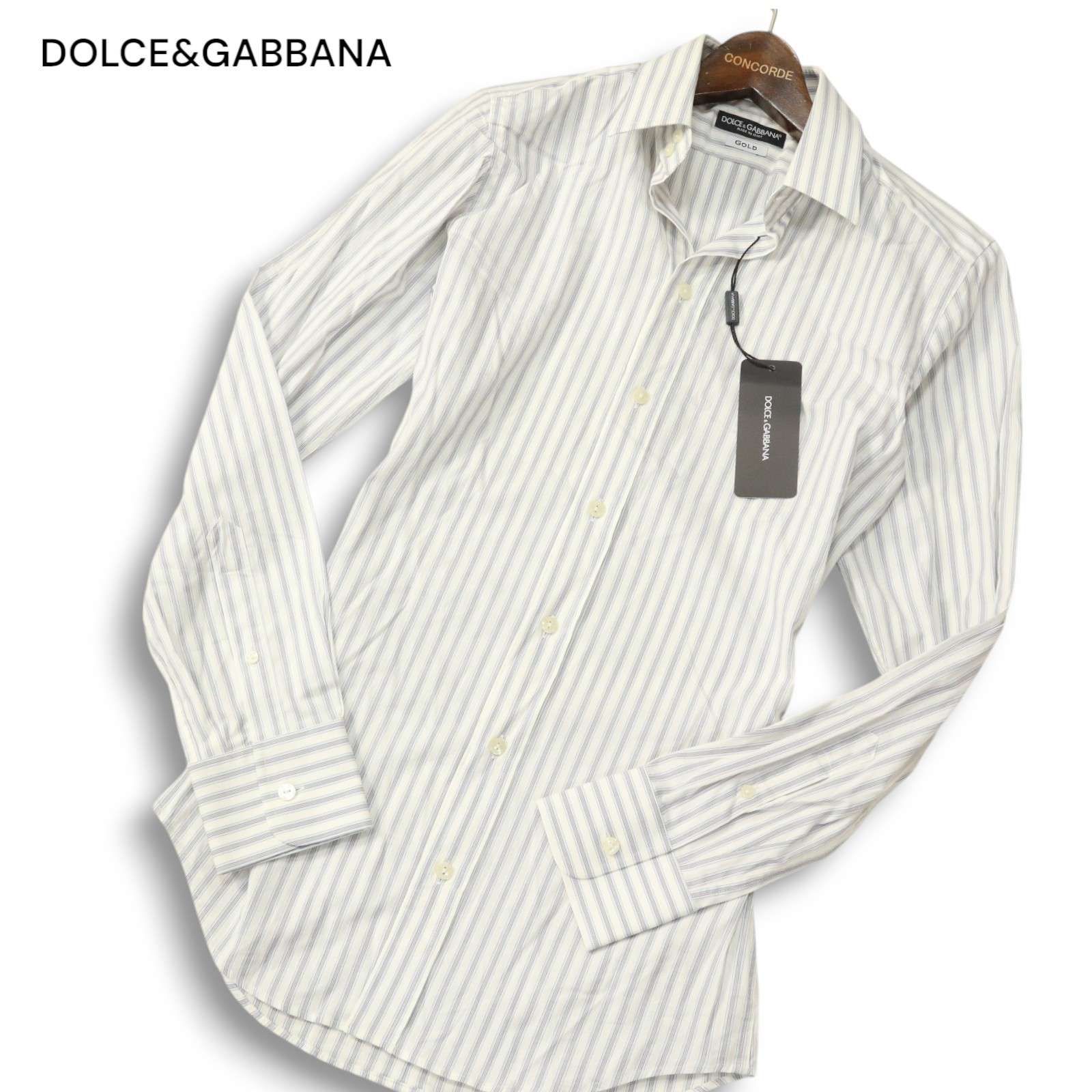 DOLCE&GABBANA gold ストライプシャツ Yahoo!オークション - DOLCE&GABBANA GOLD イタリア製 総柄