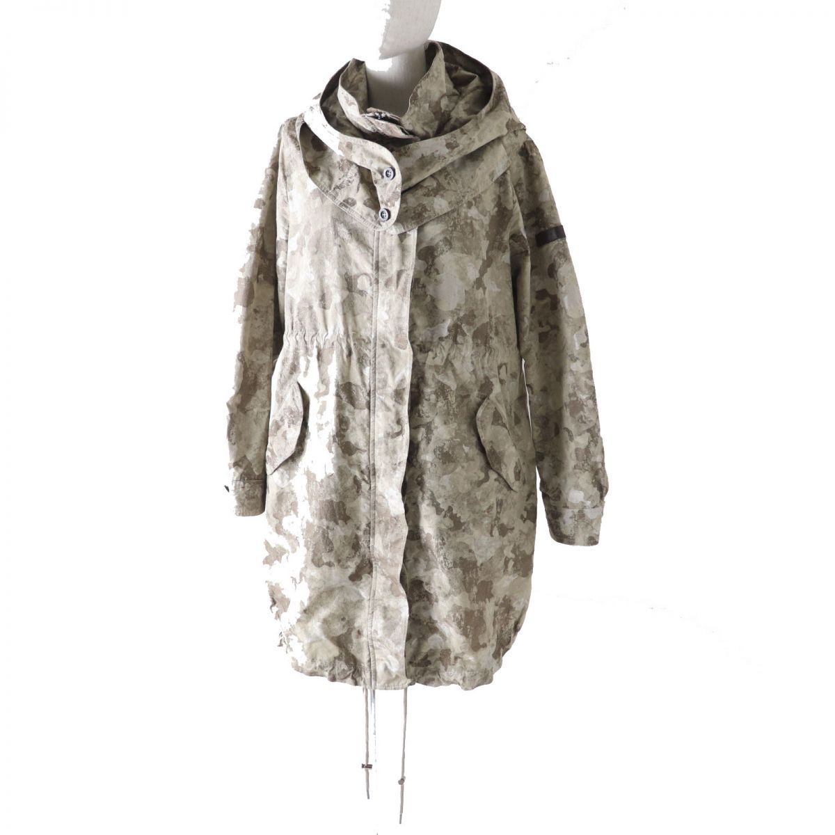 TATRAS オリーブ モッズコート フード付き モッズコート ファー