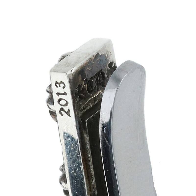クロムハーツ TIE CLIP PYRAMID PLS シルバーネクタイピン メンズ 