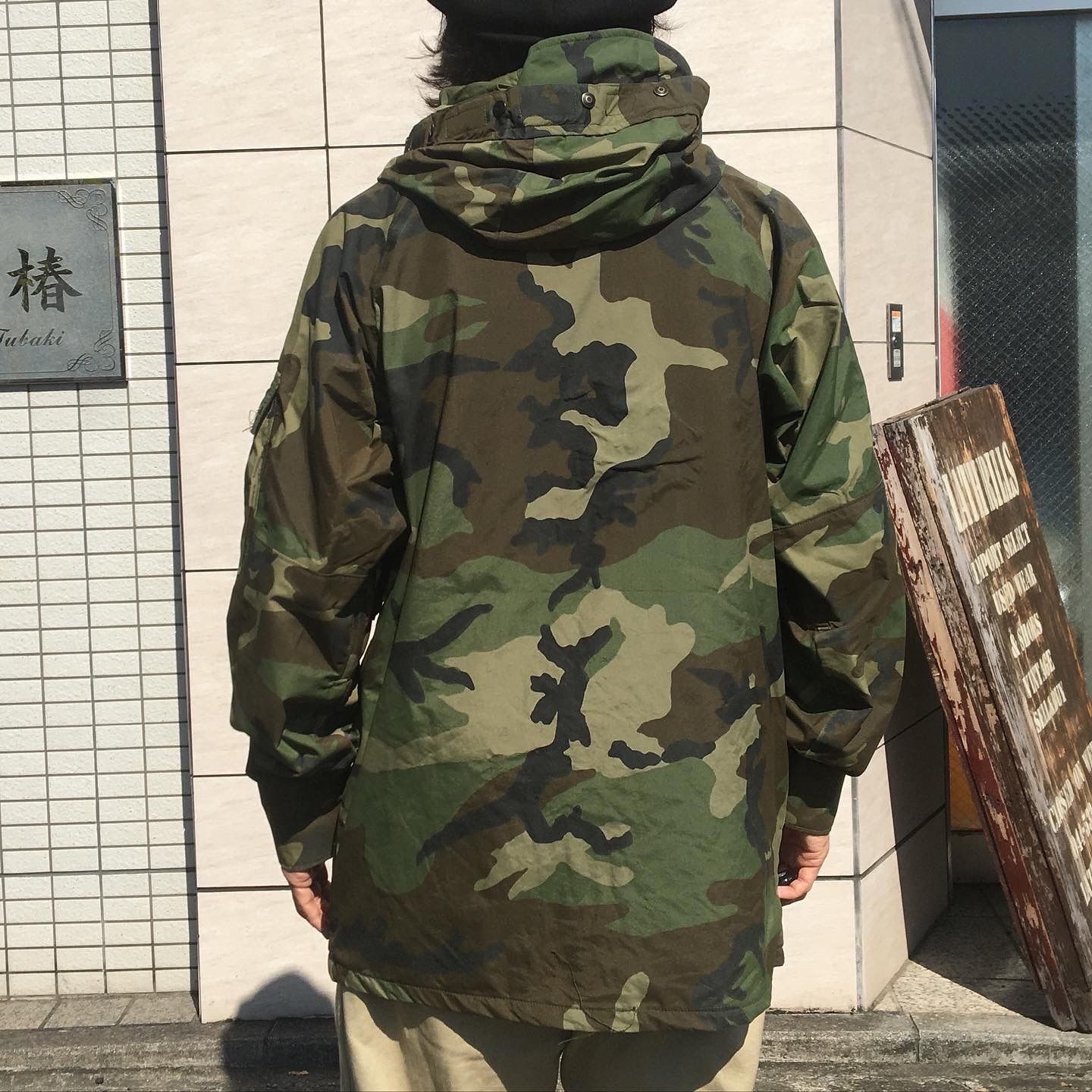 90's【U.S.ARMY】初期型 米軍 ECWCS Gen1 Goretex Parka ゴアテックス 防水 ウッドランド ミリタリーマウンテンパーカー US-US-M Long
