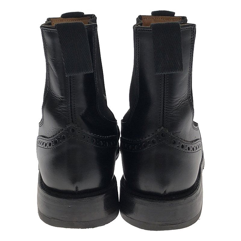 Tricker's / トリッカーズ | ウィングチップ サイドゴアブーツ | 6-4
