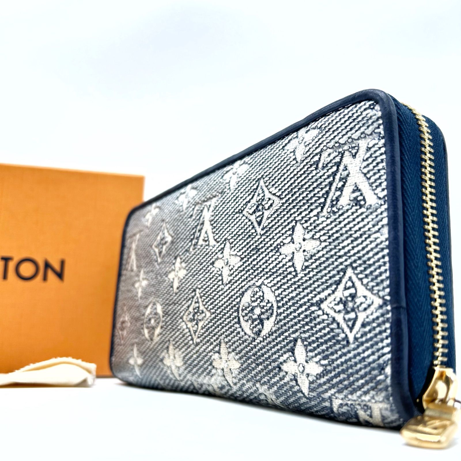 ルイヴィトン M82468 モノグラムジャガード ジッピーウォレット 長財布 美品 LOUIS VUITTON ルイヴィトン モノグラム ジャガード M82468