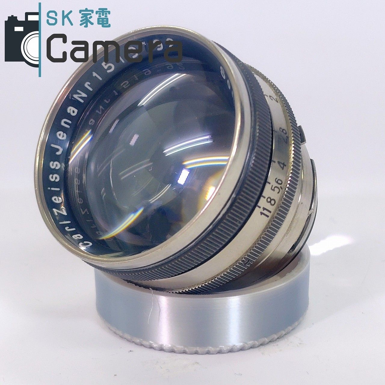 Carl Zeiss Jena Sonnar 5cm F1.5 ニッケル コンタックス ブラック ゾナー 9月清掃済