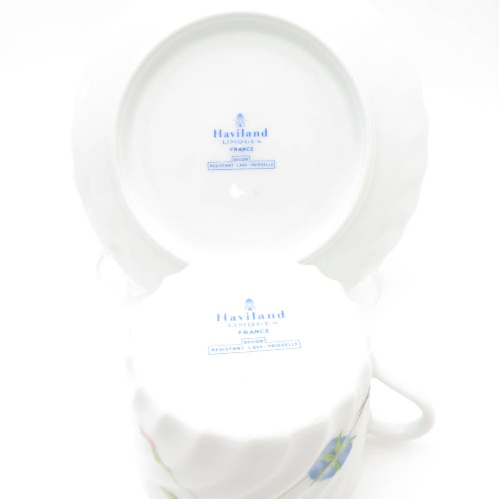 美品 HAVILAND アビランド カップ＆ソーサー 5客 セット ティー