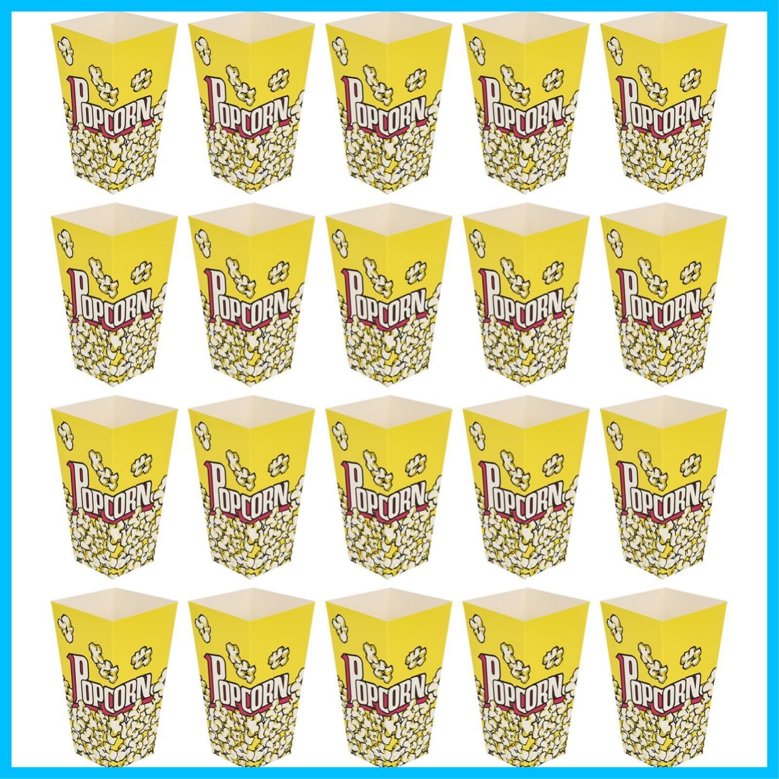 商品 箱 ポップコーン ポップコーン 袋 ポップコーン ボックス ポップコーン 100個 食品 食品用 使い捨て 紙 ポップコーン 容器 箱 プラスチック ポップコーン OUNONA 容器 映画館