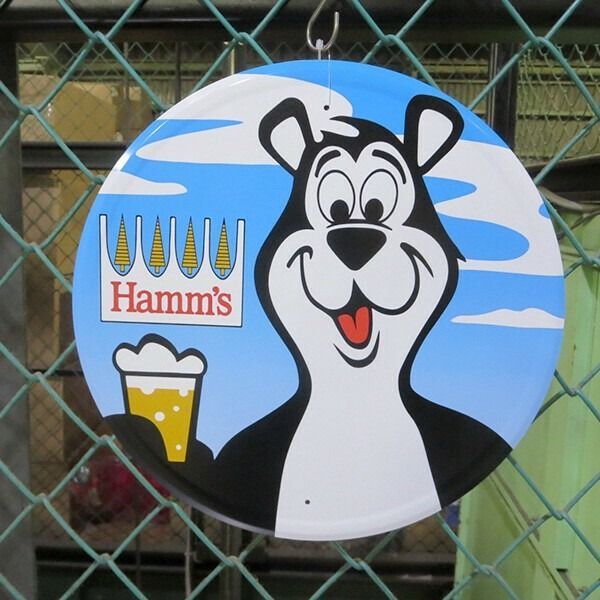 ハムズビール ブリキ看板 可愛い Hamm'sBear インテリア メタルサイン 楽天市場】ハムズビール ブリキ看板 アメリカン アメリカン雑貨