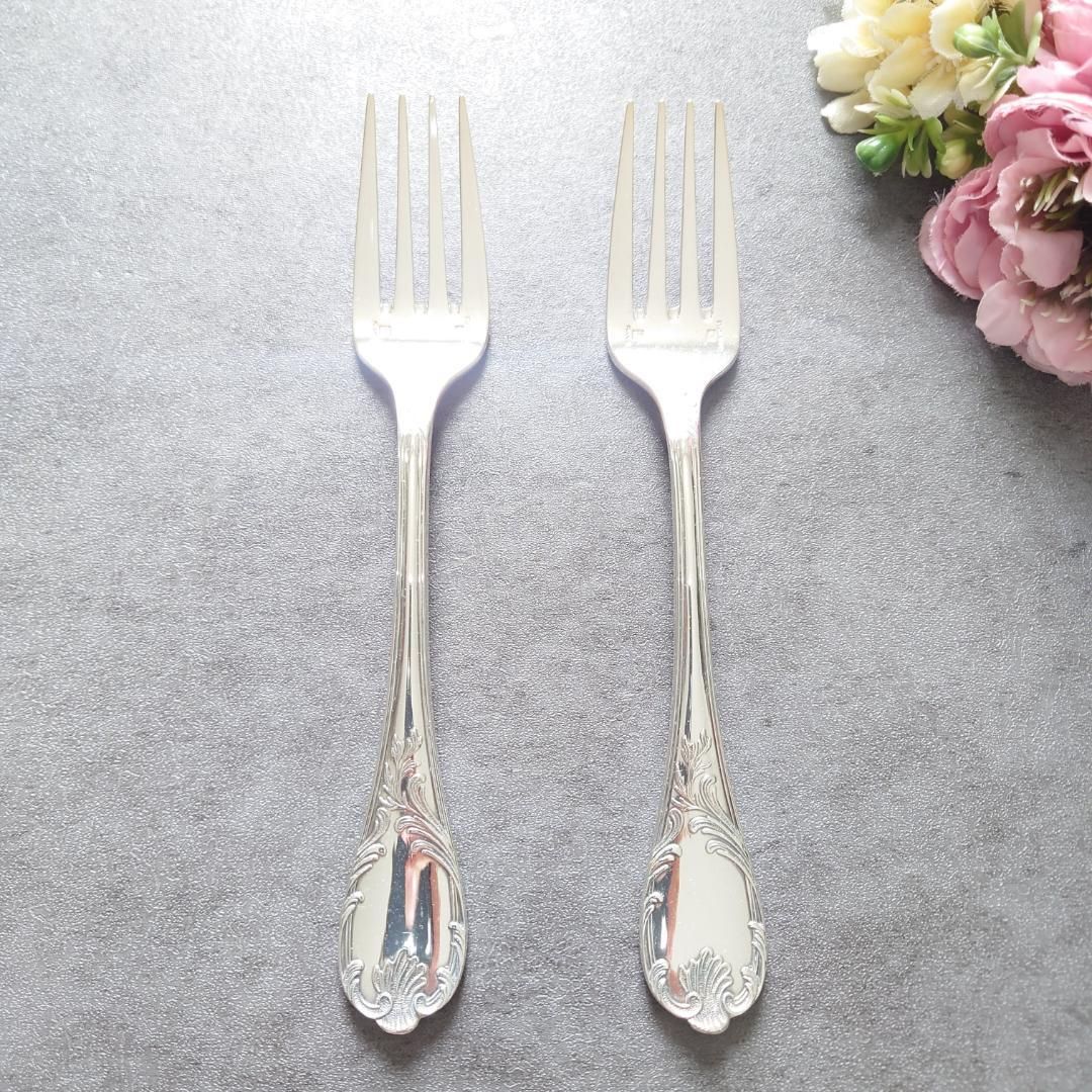 クリストフル マルリー サラダフォーク 2点