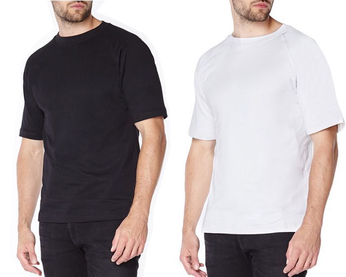 防刃Tシャツ 半袖 ブラック/ホワイト S-XXL 5サイズ BLADE RUNNER 護身