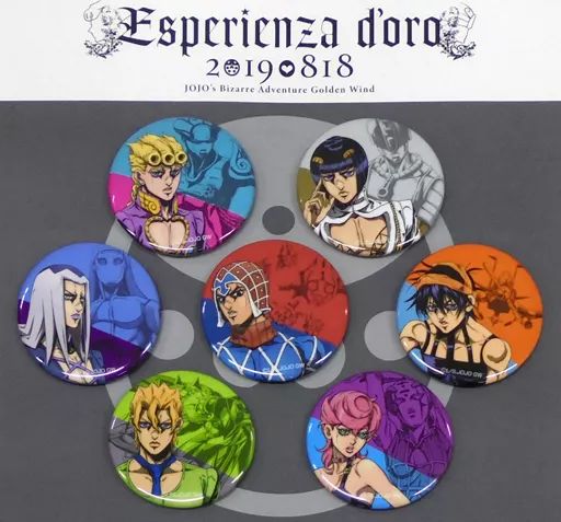 ジョジョ5部ピンバッチセット