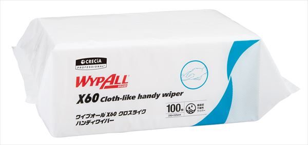まとめ買い-16点セット 業務用 ワイプオールＸ６０クロスライクハンディワイパー 日本製紙クレシア 掃除用品
