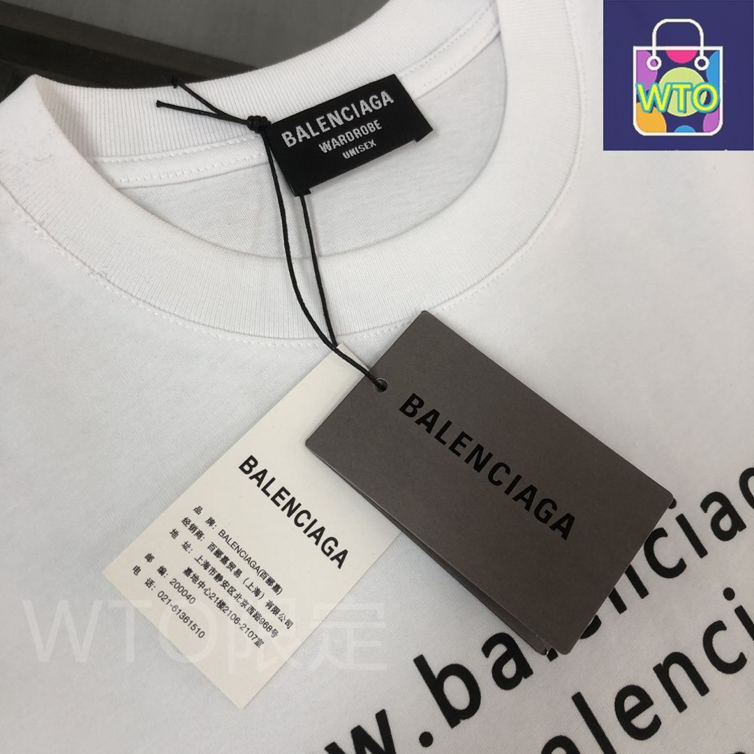 本日限定特価】BALENCIAGA クルーネックTシャツ - 高品質