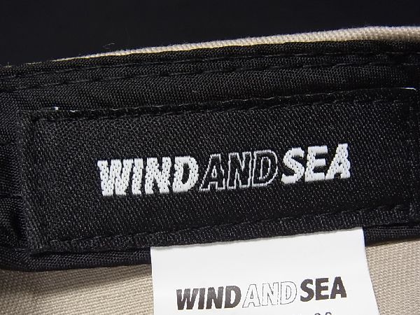 □新品□未使用□ WIND AND SEA ウィンダンシー コットン100％ 帽子