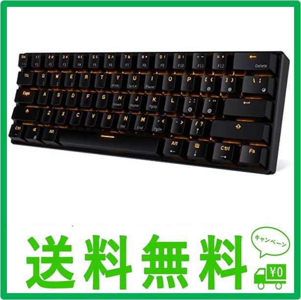 WENRUI メカニカルキーボード 機械式 ゲーミングキーボード 61キー