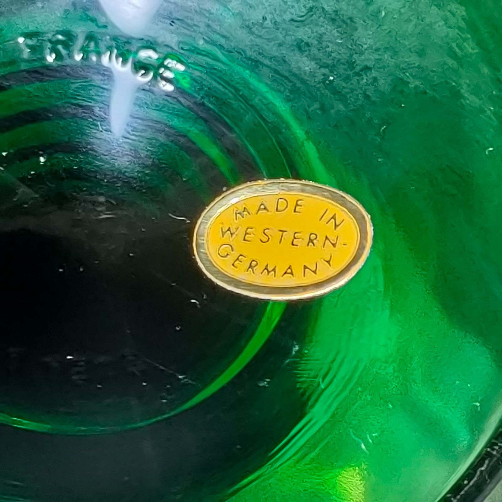  11 西ドイツ ボックリング レーマー ワイングラス 2客セット ドイツ製 ガラス アンティーク Vintage グラス インテリア キッチン 緑 グリーン アルコール 酒器 聖杯 ワイングラス アルコールグラス