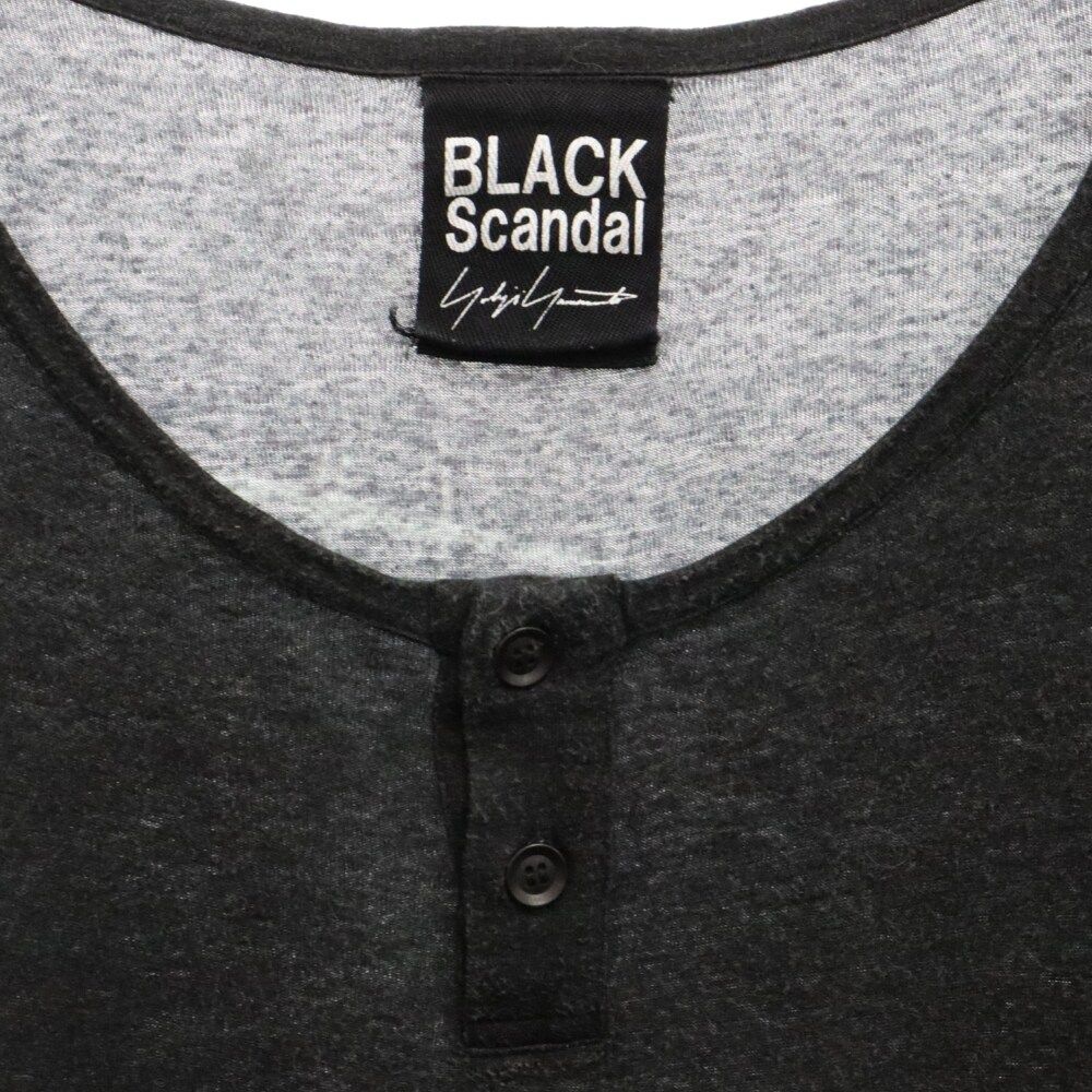 Black scandal 内田すずめ 長袖シャツ HN-T20-273 BLACK Scandal Yohji