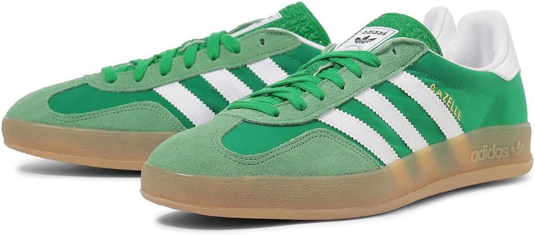 アディダス ガゼル インドア GAZELLE INDOOR グリーン|フットウェアホワイト|ヘイジーグリーン IE6605 25.0cm 25.0 cm
