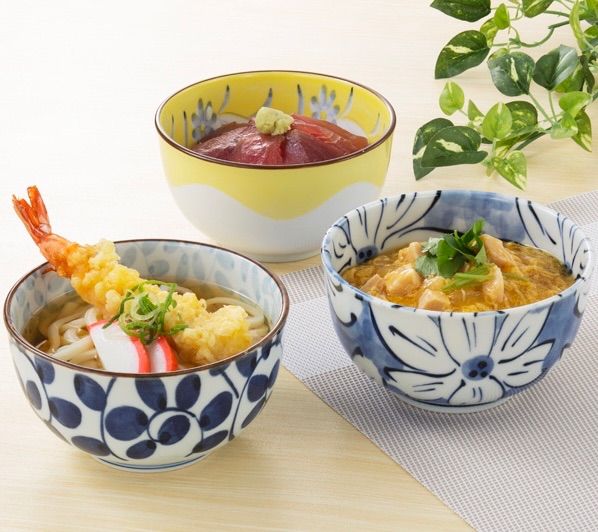 36％OFF》美濃焼 絵変り花絵いろどり丼 3柄組 2310330H - メルカリ