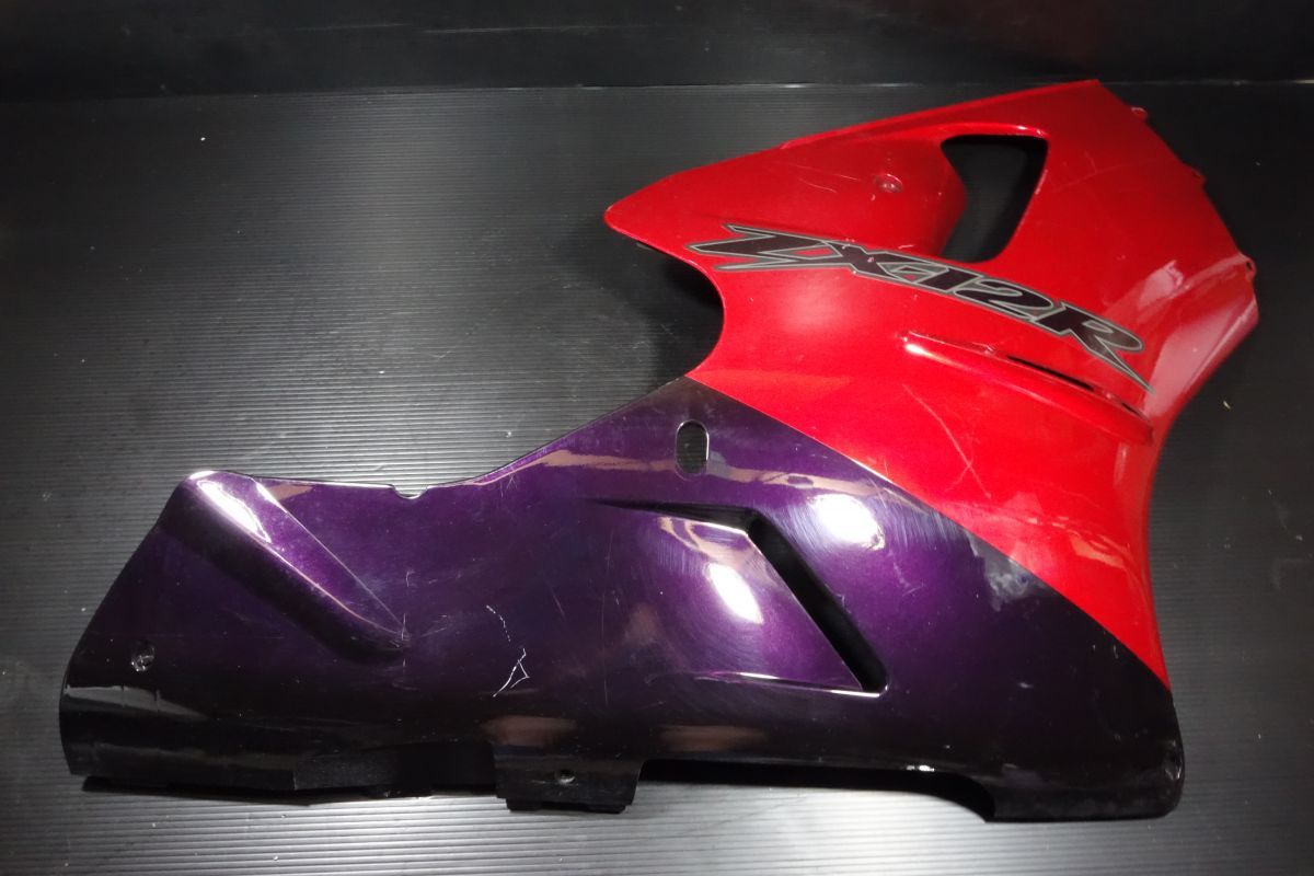 ZX-12R サイドカウル アンダーカウル 右 ZXT20A A型 カワサキ 純正 R20250818