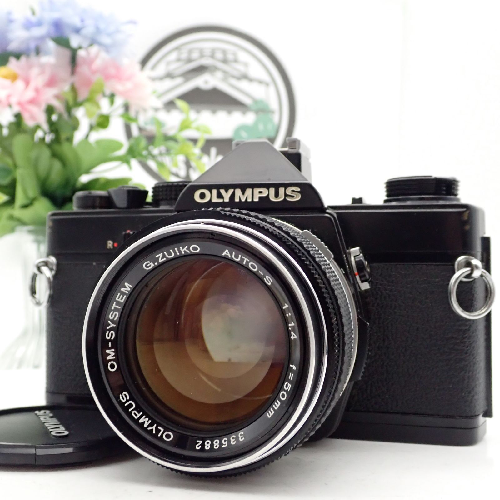 - OLYMPUS OM-1 MD ブラック 一眼レフフィルムカメラ 1013873 OM-SYSTEM G.ZUIKO AUTO-S 50mm f1.4 標準 単焦点 プライム マニュアル レンズ 335882
