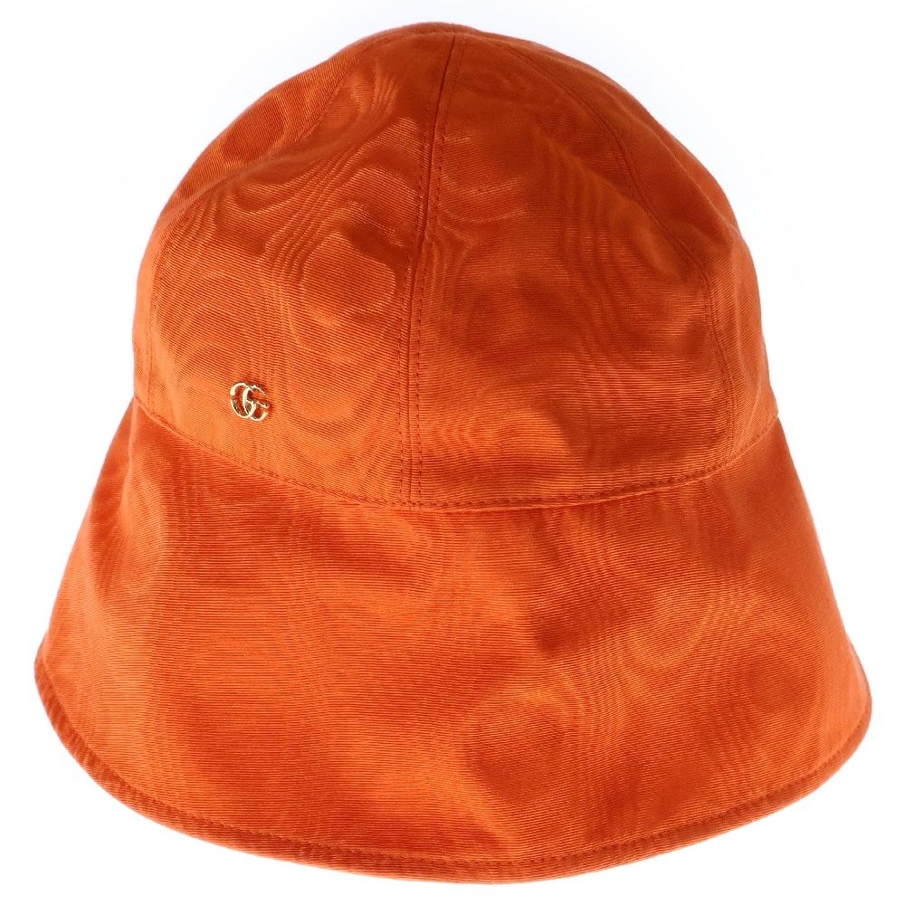 GUCCI グッチ Chain Bucket Hat チェーンバケットハット 帽子 オレンジ 729128 3HAPM