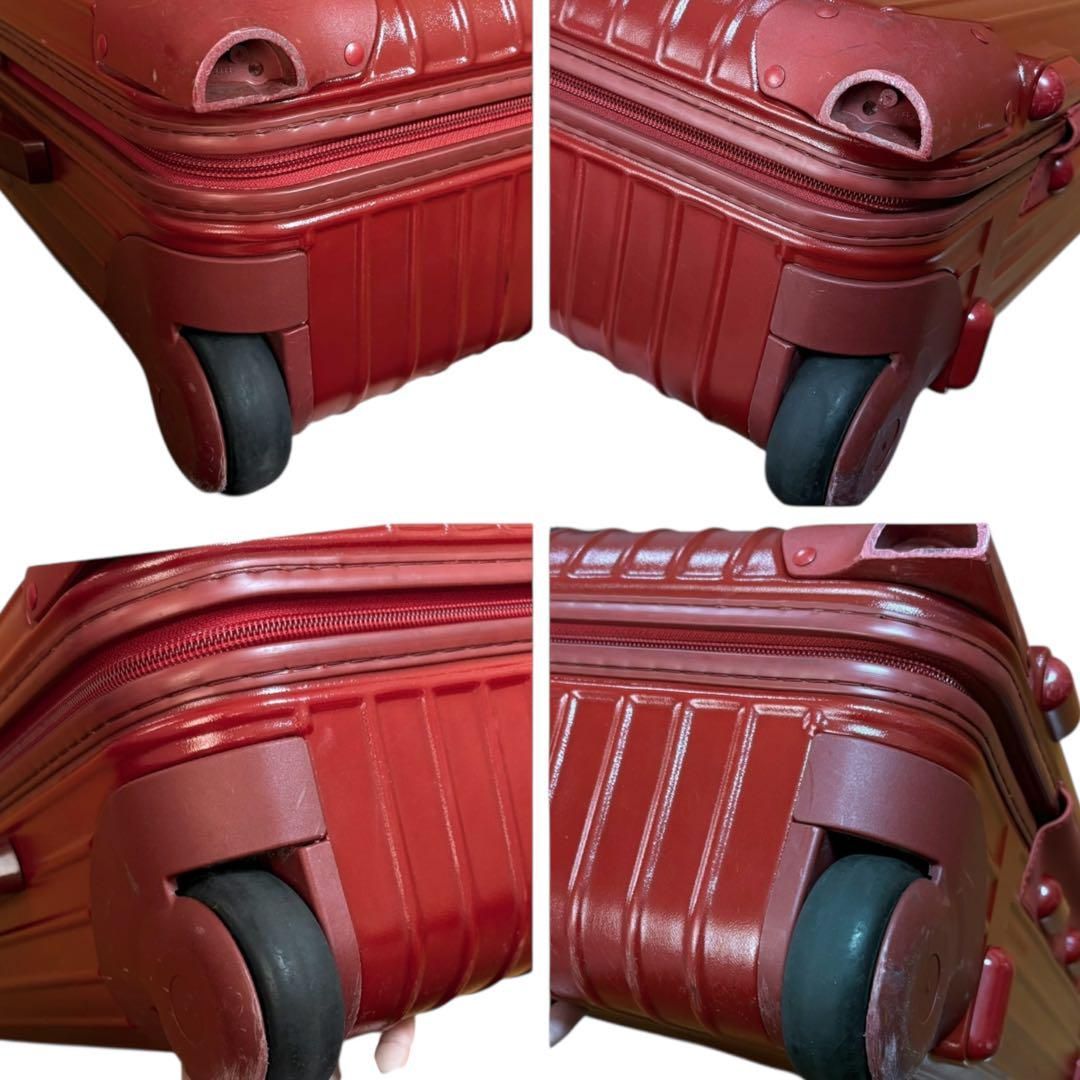 廃盤 希少 RIMOWA リモワ サルサ レッド 35L TSA 機内持込 二輪