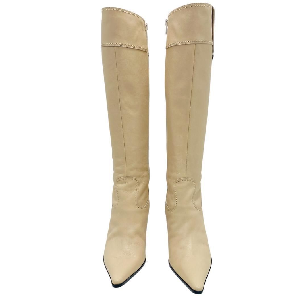 DIANA ダイアナ ロングブーツ サイドジップ ポインテッドトゥ 24