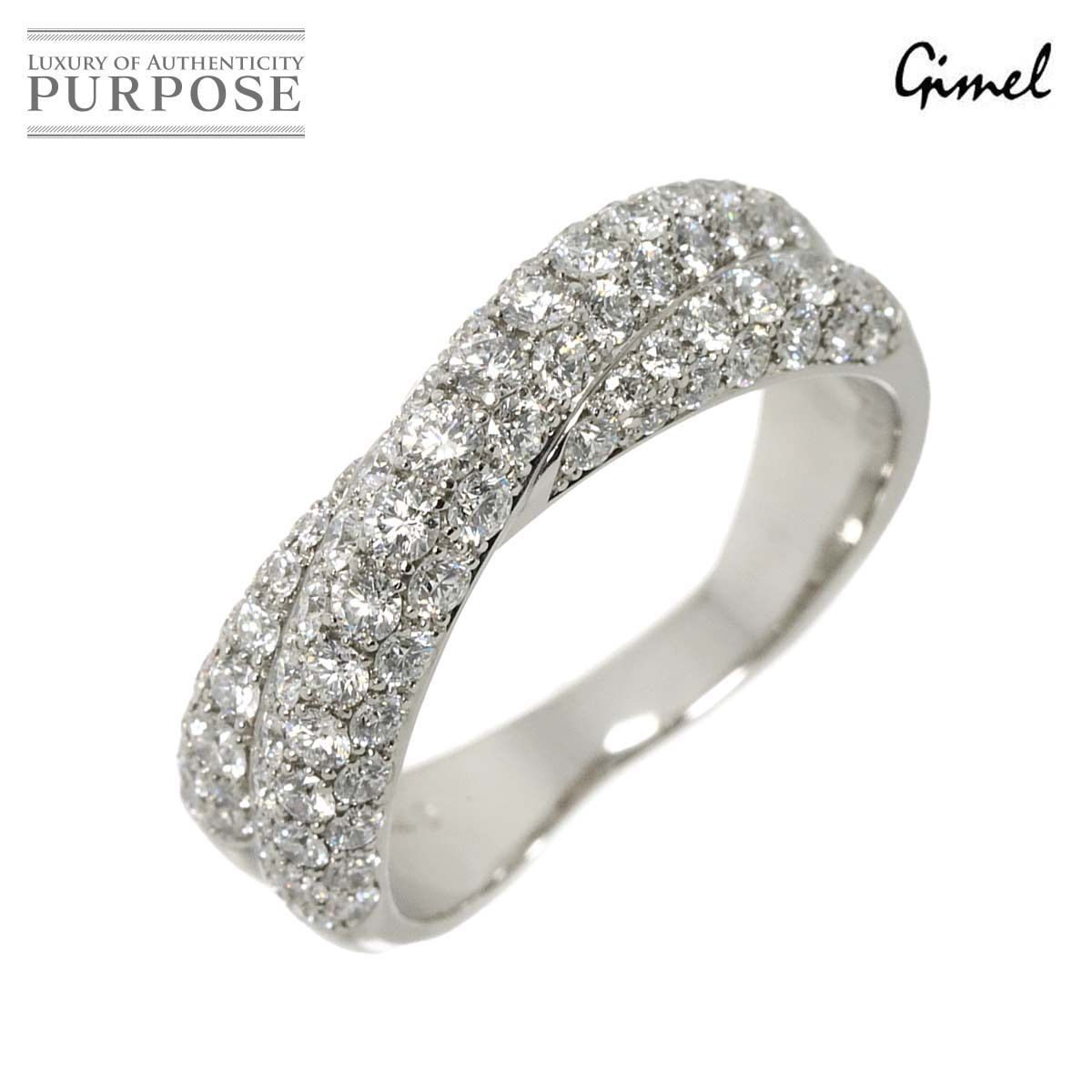 ギメル Gimel 17号 リング ダイヤ 1.439ct Pt プラチナ 指輪