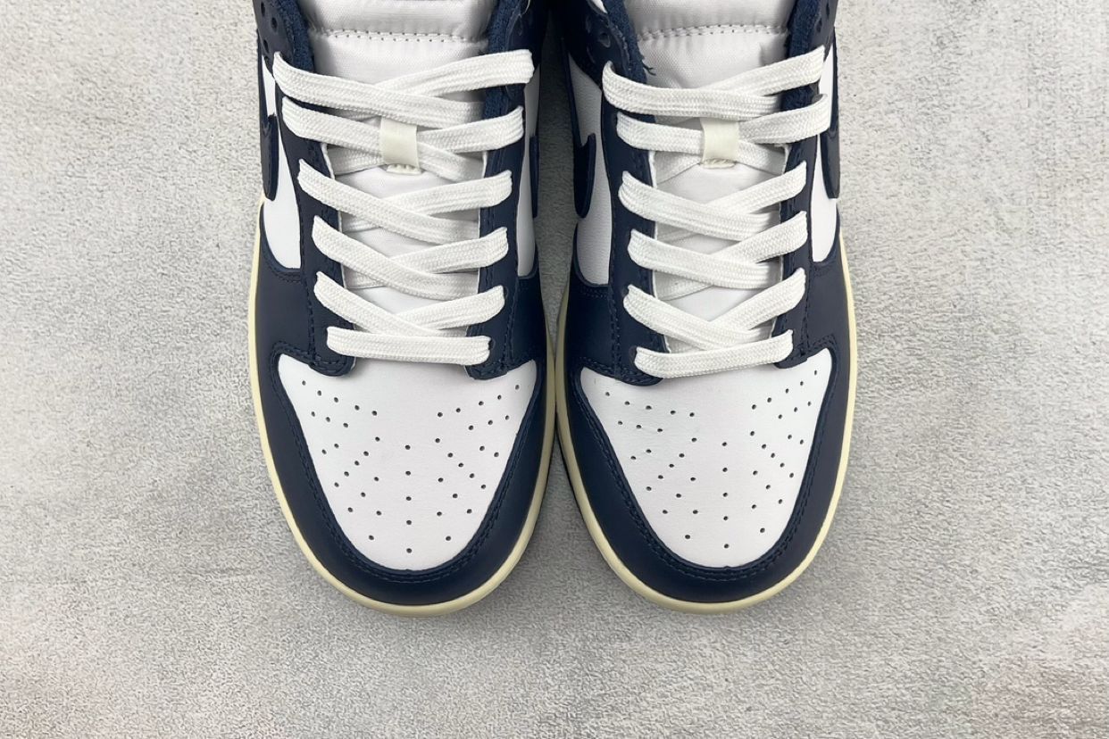 Nike Dunk Low Midinight Navy And White ナイキ スニーカー