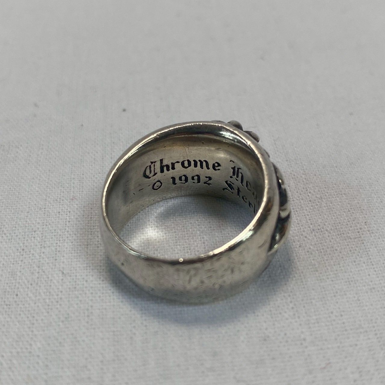 希少・美品】CHROME/HEARTS/フローラルクロスリング/1992年製/18号