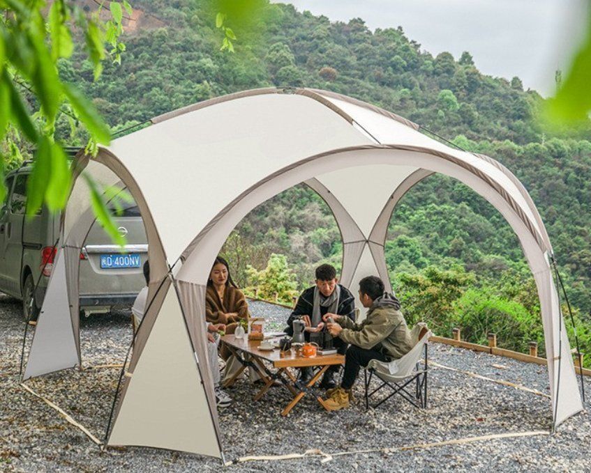 新品・未使用】タープテント シェード ドーム型パーティー