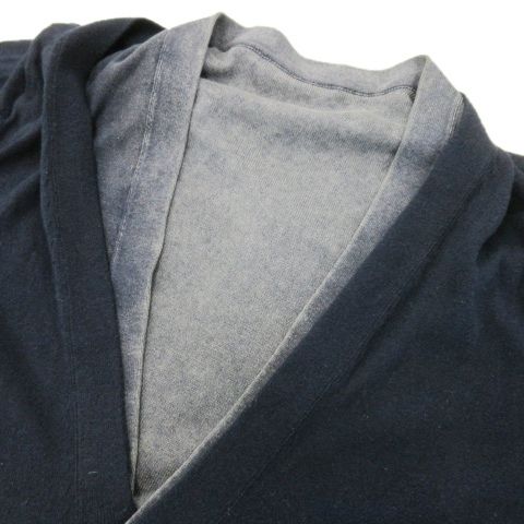 ジュンハシモト 定価2.5万 薄手 ウール ロングカーディガン ブラック 4 ジュンハシモト 定価2.5万 薄手 ウール ロングカーディガン
