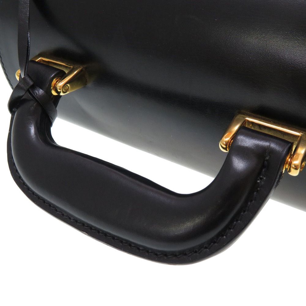 美品 グッチ レディロック レザー ブラック ゴールド金具 000 01