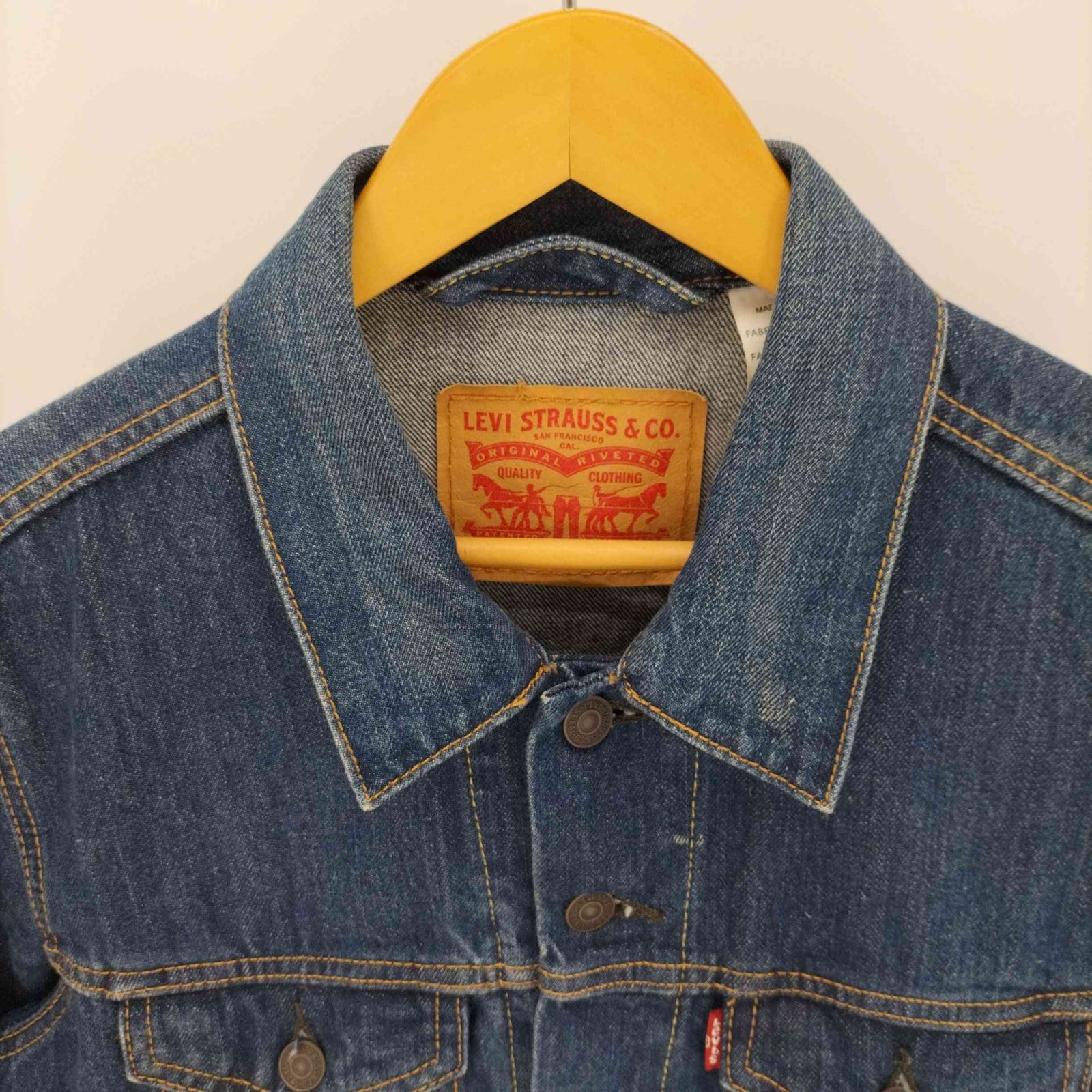 リーバイス Levis ボタン裏刻印3937 16年製 デニム トラッカー