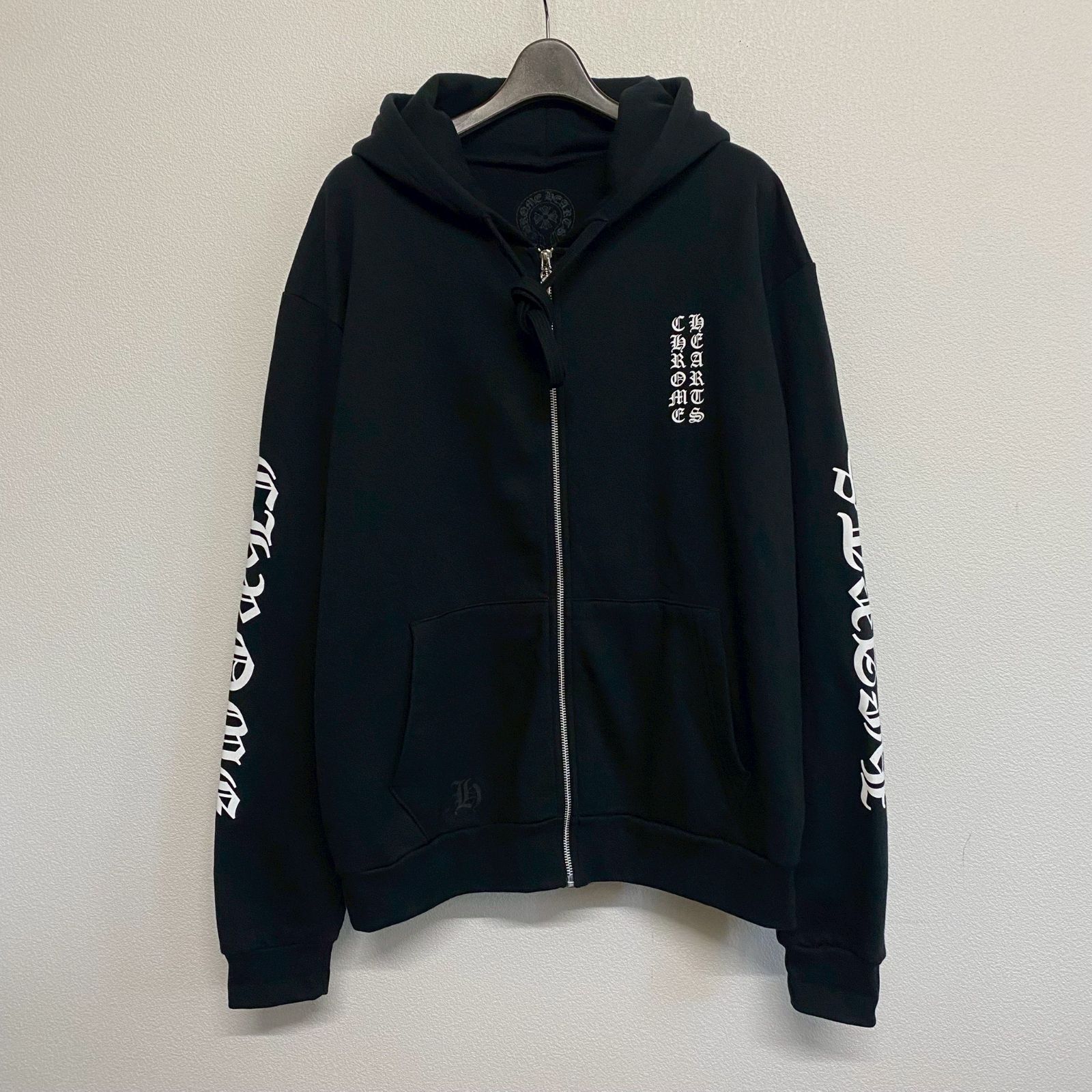 Chrome Hearts Vertical Logo フーディー パーカー org.jpg