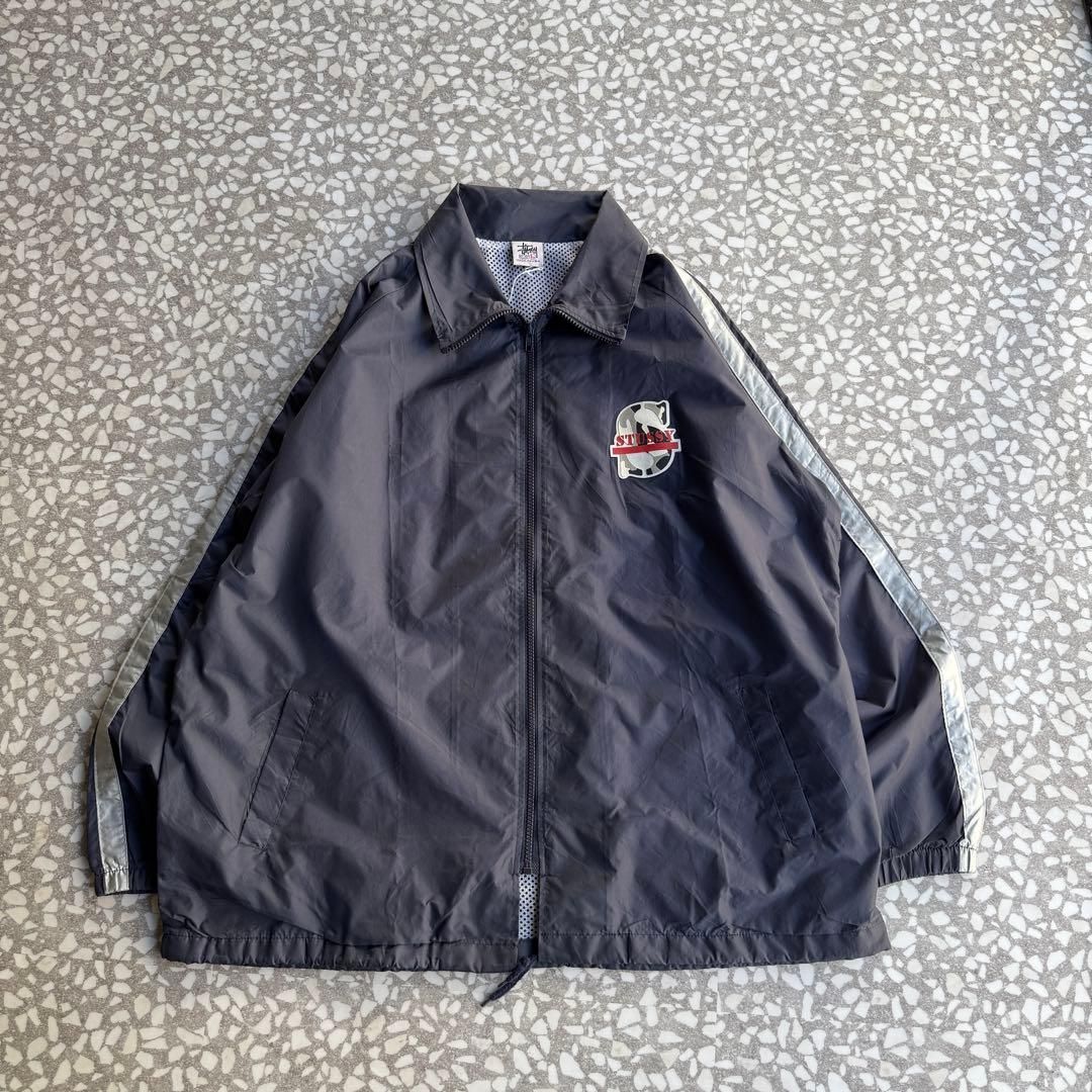 stussy / 90s usa製 nylon jacket 【オールドステューシー、Sカモ 