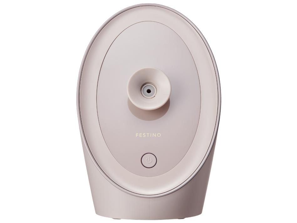 4営業日で発送 SMHB043SB フェイシャルアロマナノスチーマー FESTINO フェスティノ サンドベージュ SMHB-043-SB