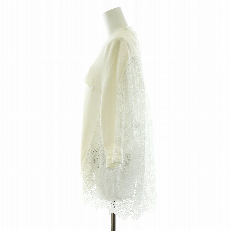 サカイ sacai 21AW Embroidery Lace Knit Pullover エブロイ