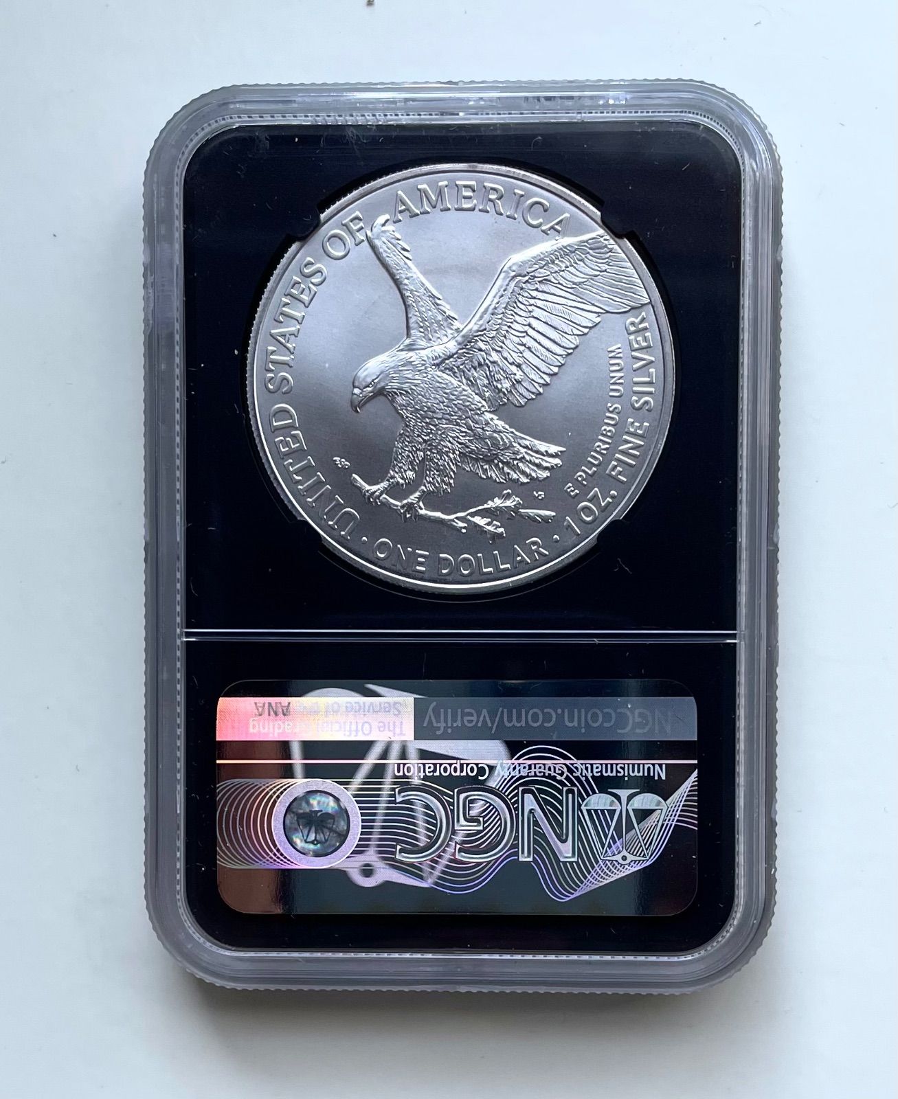 ☆NGC最高鑑定☆ 2021（W） Eagle S$1 アメリカ イーグル銀貨 NGC MS70