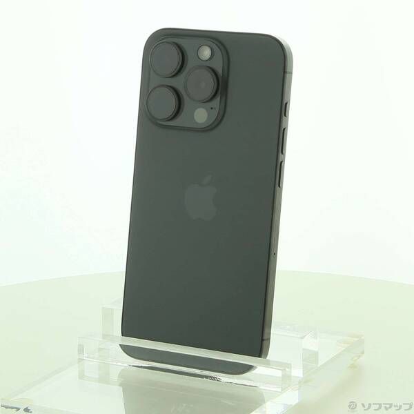 中古品〕 iPhone15 Pro 128GB ブラックチタニウム MTU73J／A SIMフリー
