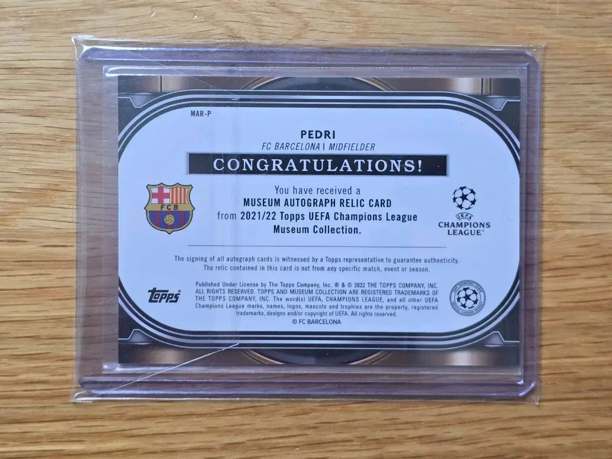 2021 トップス ミュージアム UCL ペドリ レリック オート 250