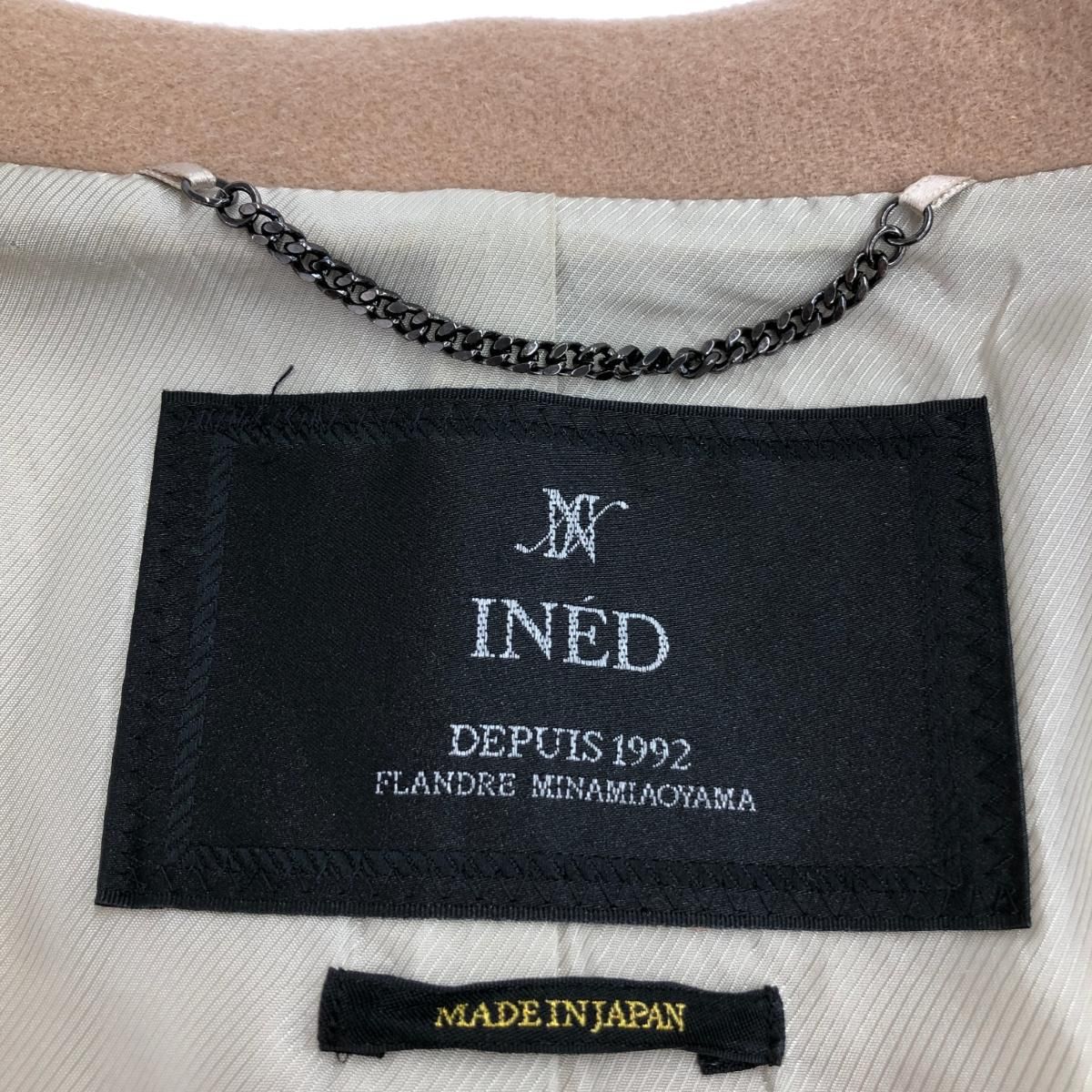 INED イネド カシミヤロングコート サイズ:11 ベージュ レディース