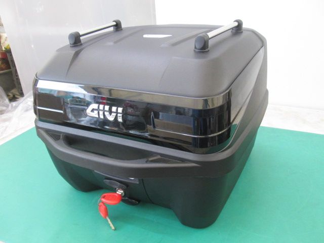 GIVI ジビ バイク リアボックス モノロック B32NBD-ADV ブラックパネル 1026AI 7AT-1S